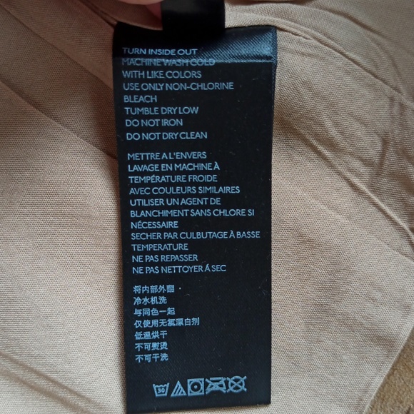 NWT Free People Distressed Tan / Camel Suede-Like Mini Skirt - Picture 9 of 10